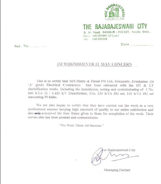 The Rajarajeshwari City